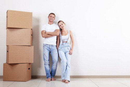 House movers supporting a local Longlands home move