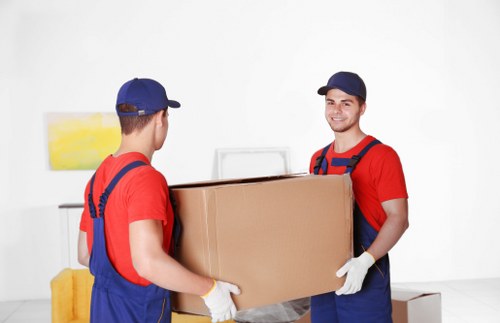 Careful unloading at a new Longlands property