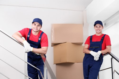 Packing and preparation for a Longlands man with a van booking