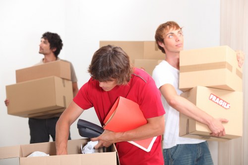 Packing and transport support for local office removals
